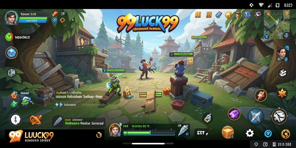 Screenshot utama 99LUCK99 dengan tampilan antarmuka yang user-friendly.
