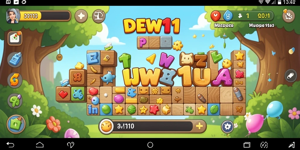 Tampilan gameplay DEWI11 dengan berbagai teka-teki yang menantang.