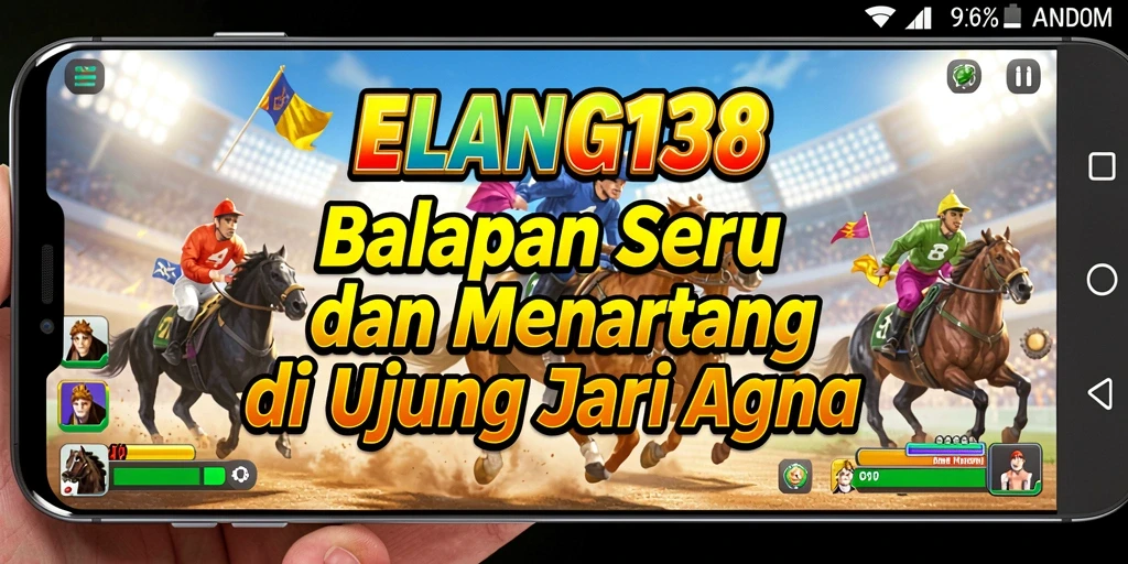 Tampilan gameplay balapan yang seru dan mendebarkan di ELANG138.