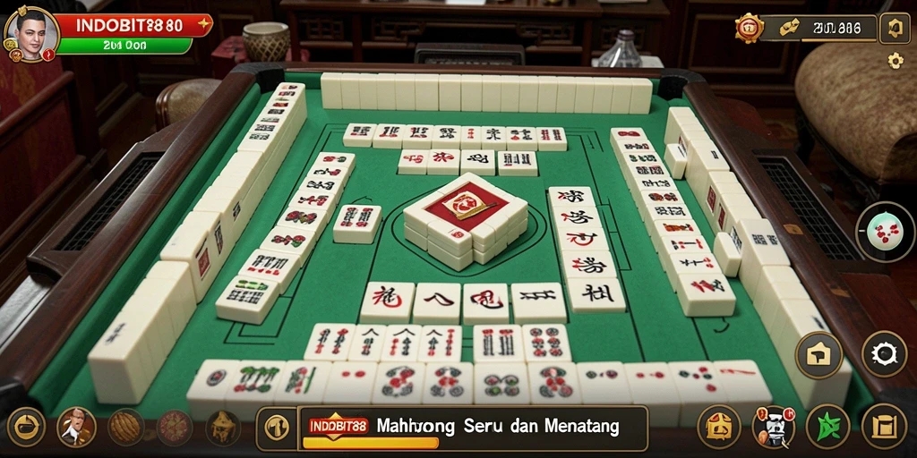 Tampilan gameplay menarik dari INDOBIT88, menyajikan strategi Mahjong yang menantang.