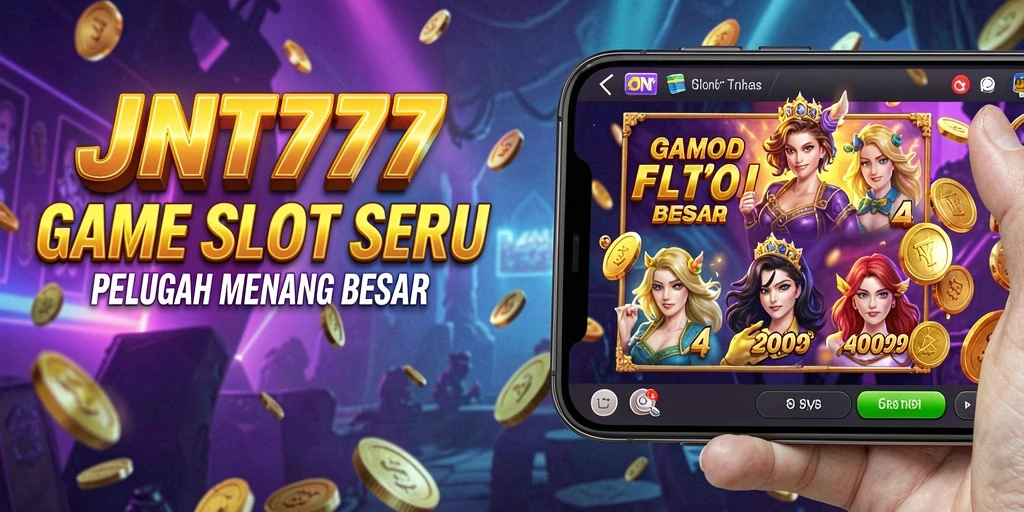 Tampilan gameplay Slot JNT777 yang menegangkan dan menyenangkan.