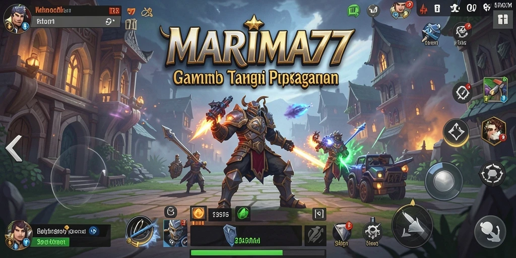 Tampilan gameplay menarik dari MARIMA77 dengan elemen strategi.