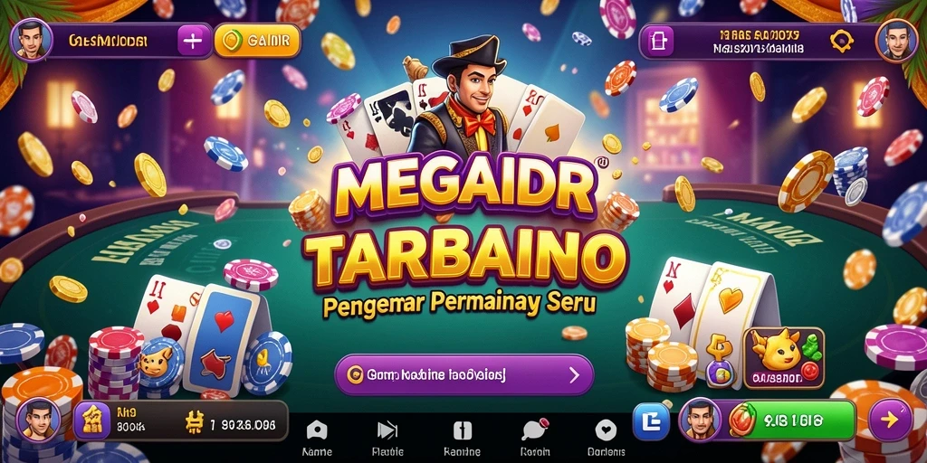 Tampilan gameplay MEGAIDR yang seru dan menantang di casino.