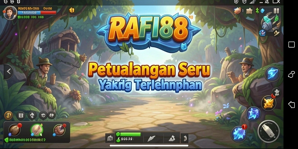 Tampilan gameplay seru di RAFI88 saat menjelajahi dunia petualangan.