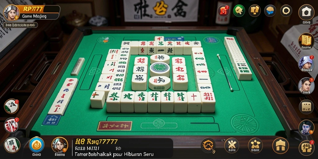 Screenshot menampilkan gameplay Mahjong yang seru dan menantang.