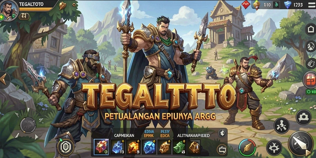Screenshot gameplay TEGALTOTO menampilkan aksi seru dan petualangan epik.