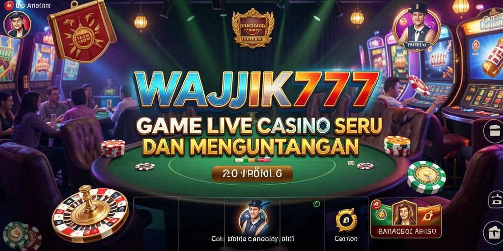 Gameplay seru di WAJIK777 dengan dealer langsung yang profesional.